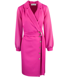 Elegantní námořnické šaty Pásek v pase Zlaté knoflíky ARIEL