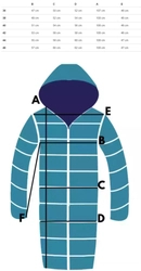 Dámský přechodný kabát oversize s kapucí