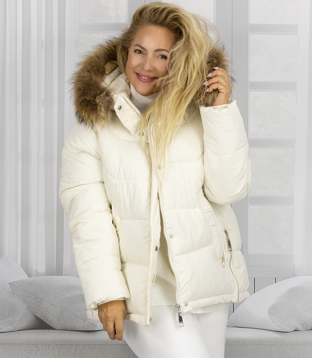 WINTER QUEEN teplá zimní bunda delší bomber bunda