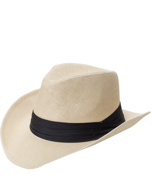 Pánský kovbojský klobouk s černým páskem