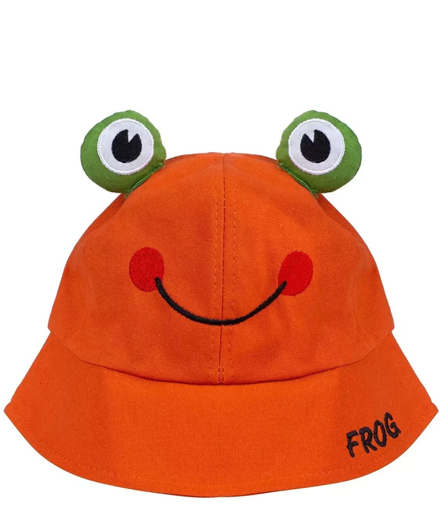 Dětský hluboký klobouk s žabíma očima