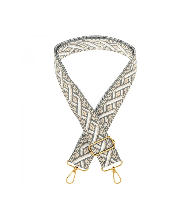 Módní pletený široký popruh kabelky nastavitelný