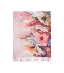 Dámská šála s květinovým vzorem 180x70