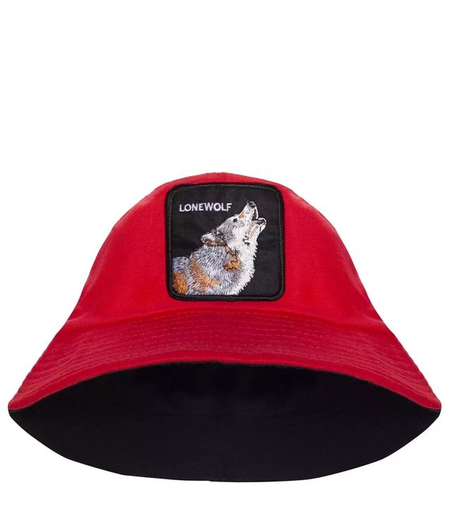 Oboustranná čepice BUCKET HAT s výšivkou WILK