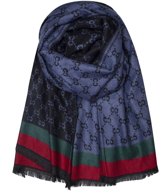  Oboustranná šála s elegantním vzorem