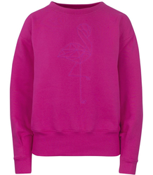 Silná mikina ORIGAMI s plameňákem