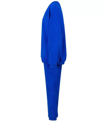 Dámská manšestrová tepláková souprava složená z mikiny a kalhot