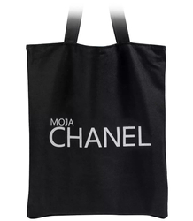 Kabelka SHOPER Bag s roztomilým potiskem CHANEL