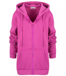 Rozepínací klokaní mikina s kapucí SELENA