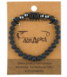 Pánský náramek s přírodními kameny