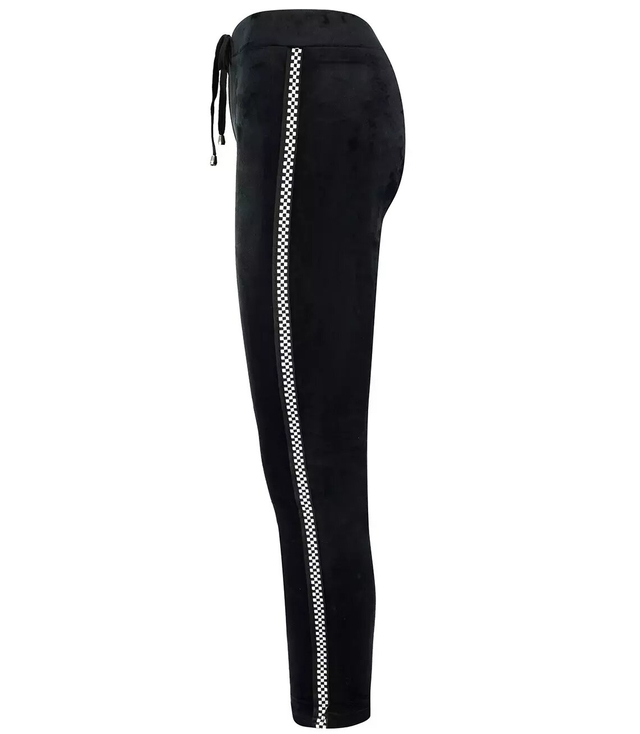 Velurové leopardí legíny tepláky