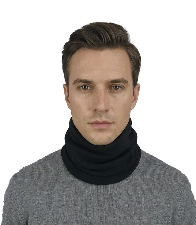 Pánský pletený zateplený komín - univerzální, zimní