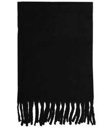 Šála Silná šála se střapci jednobarevná teplá měkká 180x45 cm