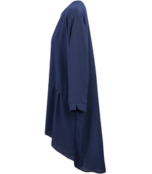 Košile oversize tunika delší v zadní části