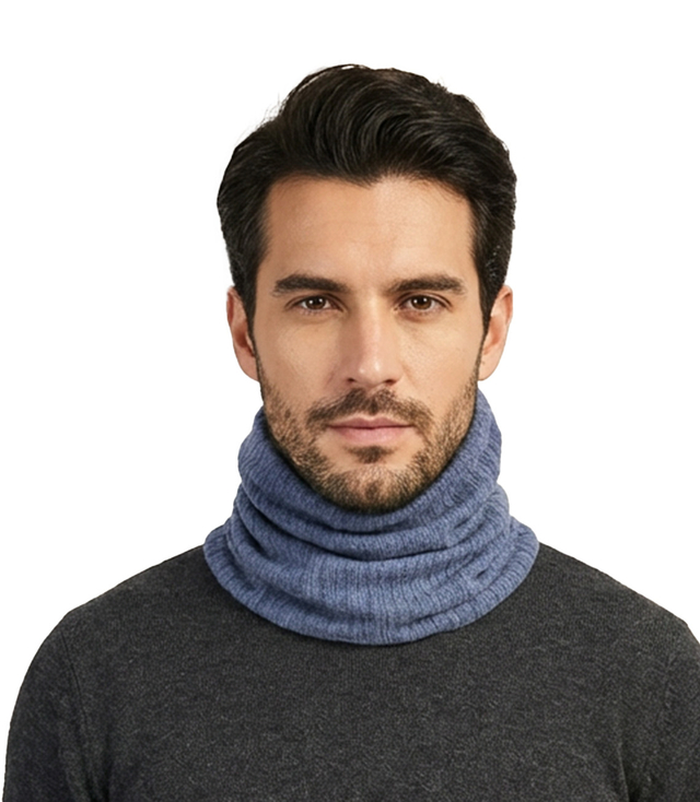 Pánský pletený zateplený komín - univerzální, zimní