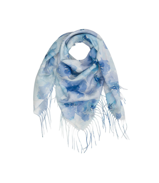 Dámský šátek s květinovým vzorem 100x100