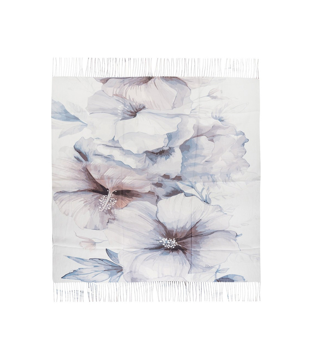 Dámský šátek s květinovým vzorem 100x100