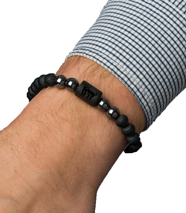 Pánský náramek s přírodními kameny