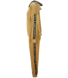 Velurová souprava DRES s opaskem