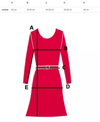 Pletené šaty s rolákem a vlněným rolákem