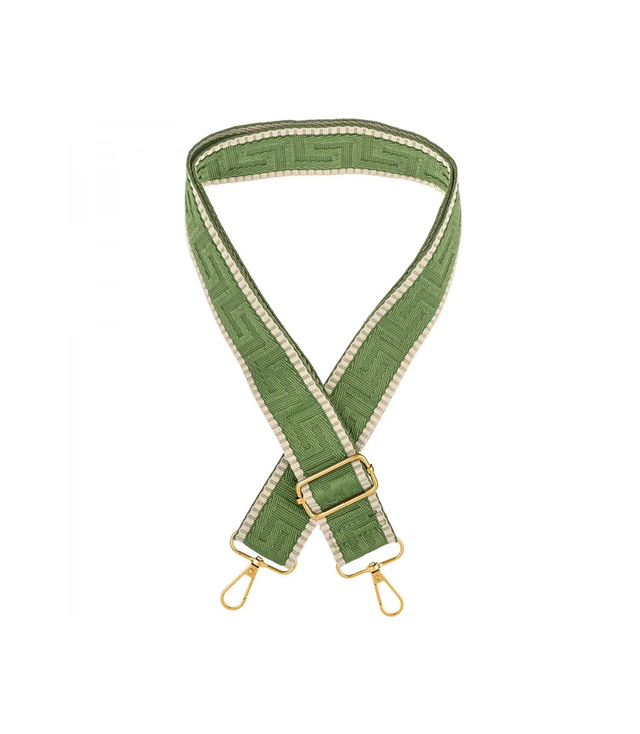 Módní pletený široký popruh kabelky nastavitelný