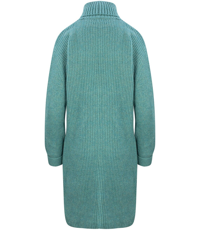 Jednobarevný pletený svetr šaty GOLF