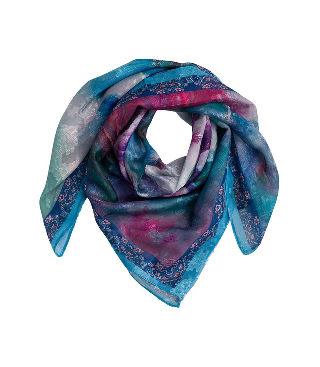 Elegantní dámská šála s šíleným vzorem 70x70