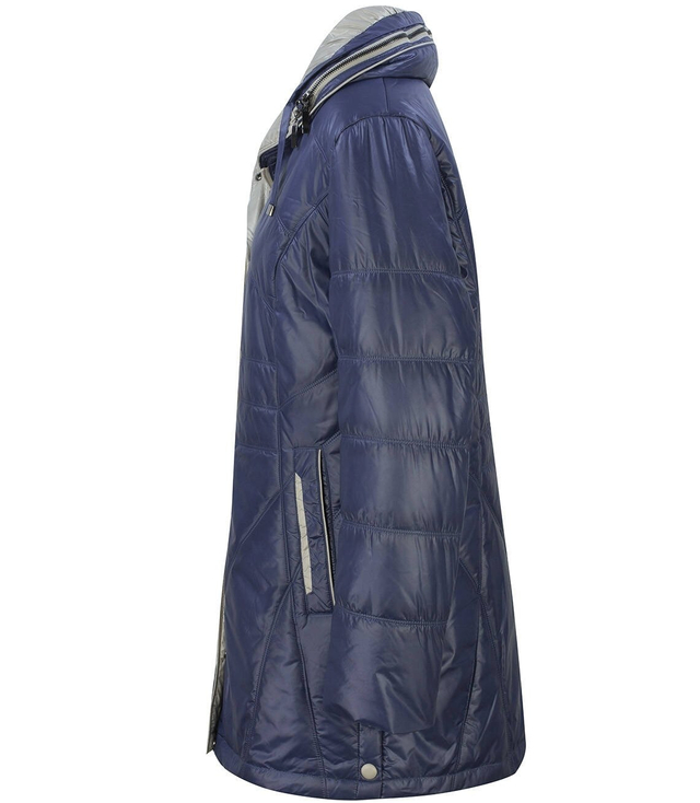 Prošívaný kabát COAT Dlouhá přechodová bunda