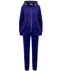 Velurová souprava DRES s opaskem