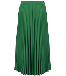 Plisovaná dlouhá midi maxi sukně černá