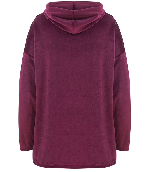 Velurová halenka BLOUSE PLUS SIZE