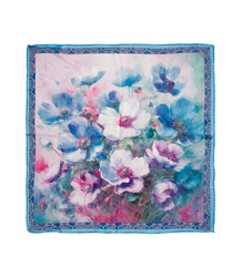 Elegantní dámská šála s šíleným vzorem 70x70