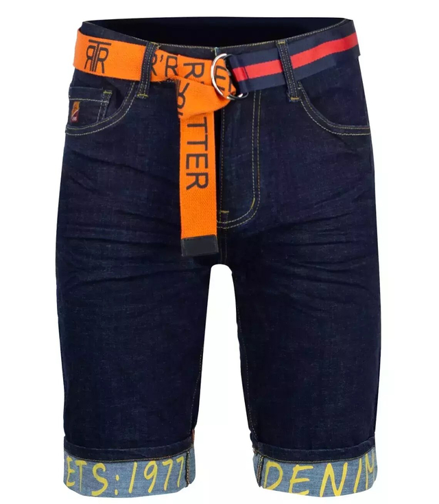Pánské džínové šortky + pásek