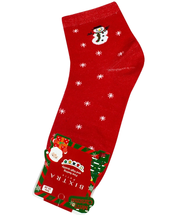 Vánoční ponožky teplé ponožky Dárek SANTA unisex 1 PAIR