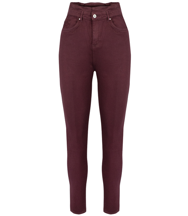 Pohodlné, elastické kalhoty, SKINNY FIT JEANS, barevné ROSE