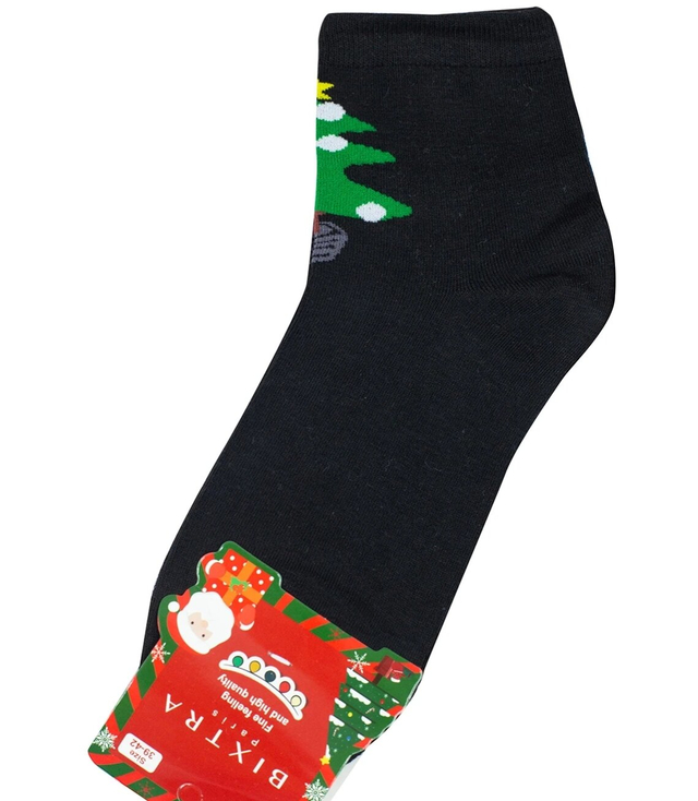 Vánoční ponožky teplé ponožky Dárek SANTA unisex 1 PAIR