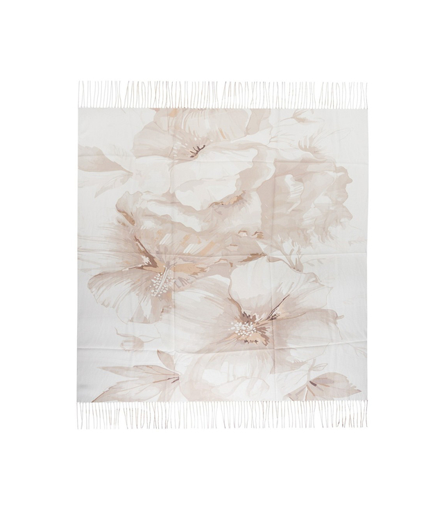 Dámský šátek s květinovým vzorem 100x100