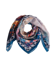 Elegantní dámská šála s šíleným vzorem 70x70