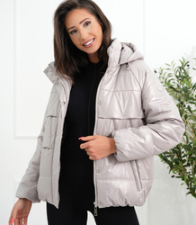 Dámská zateplená bunda bomber s prošíváním JAGNA