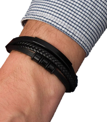 Pánské náramky ideální pro dárek pletené