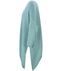 Teplý asymetrický svetr SEREK s vlnou