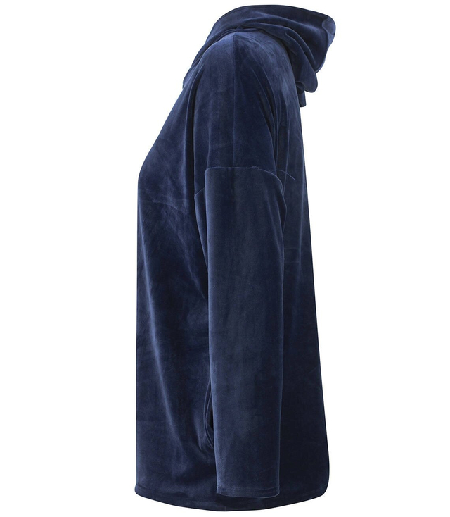 Velurová halenka BLOUSE PLUS SIZE