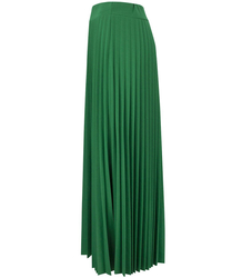 Plisovaná dlouhá midi maxi sukně černá