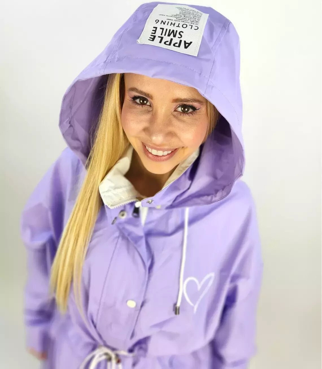 Lehká delší pláštěnka parka