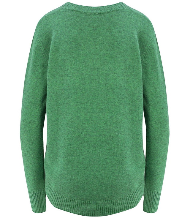 Klasický hladký teplý svetr SEREK