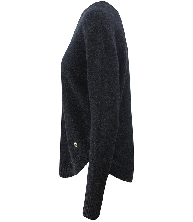 Klasický hladký teplý svetr SEREK