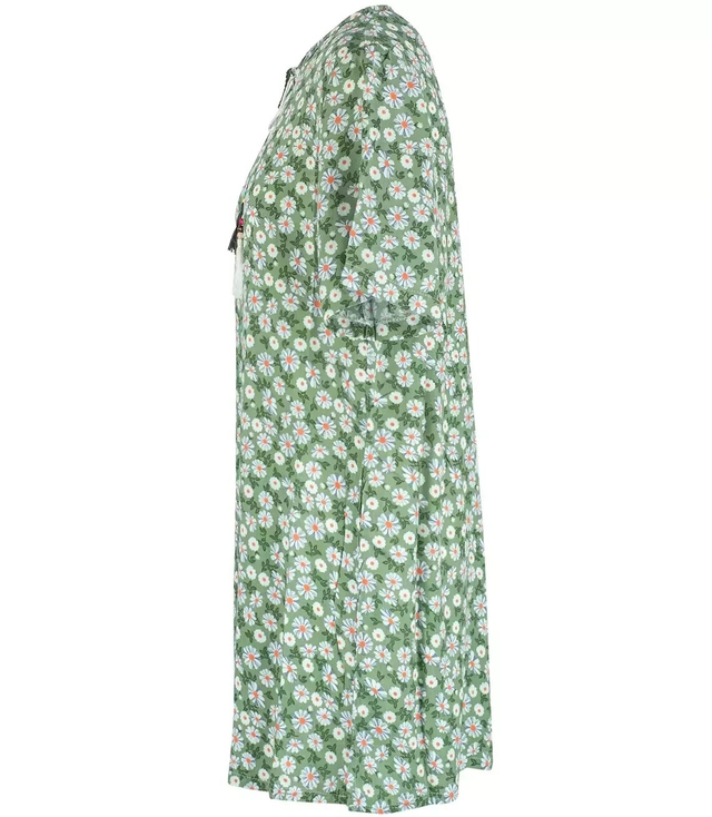 Letní šaty volná tunika barevné vzory NINA