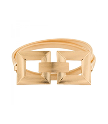 Dámský pásek s ozdobnou sponou k šatům