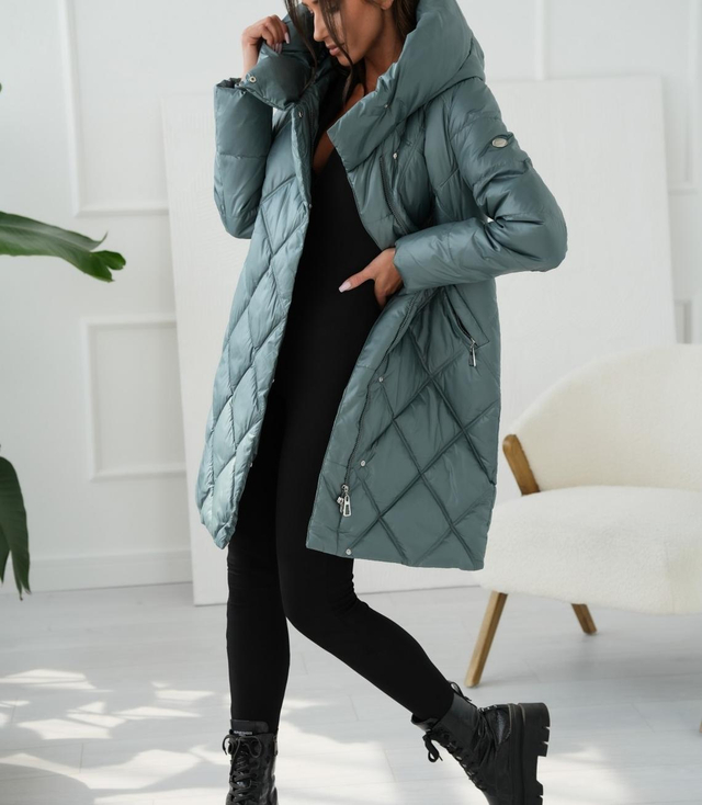 Teplý dámský zimní kabát Quilted Insulated MELANIA