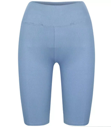 Krátké pruhované legíny plus size ELA